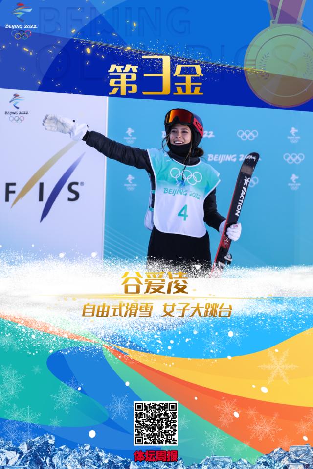 体育总局冬运中心：谷爱凌首秀夺金，未来可期